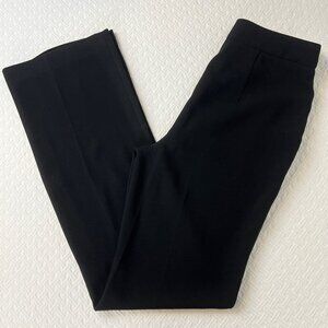 RW & CO Women's Size 4 Black Ponte Side Zipper Pull On Ankle Pants High Waist